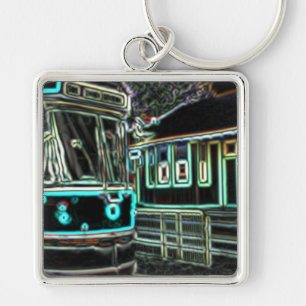CLRV Neon bij stn Grote Premium Sleutelhanger