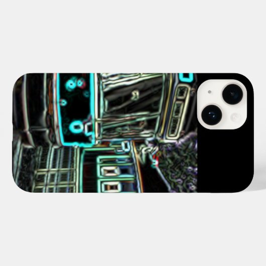 CLRV Neon bij stn iPhone 14 hoesje (Achterkant (horizontaal))
