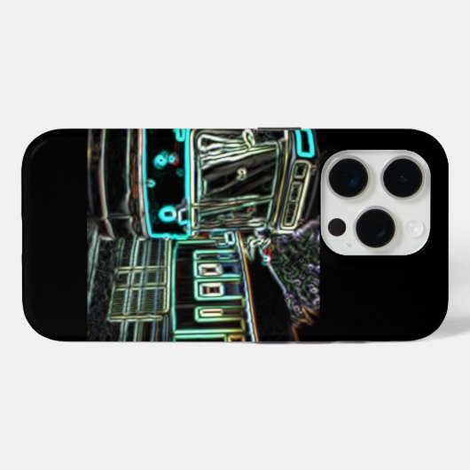 CLRV Neon bij stn iPhone 14 Pro iPhone / iPad case (Achterkant (horizontaal))