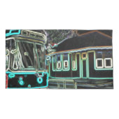 CLRV Neon bij stn King Size Dual Kussenslopen (Achterkant-Links)