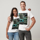 CLRV Neon bij stn Mannen T-shirt (Unisex)
