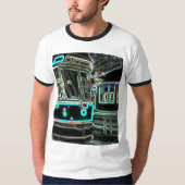 CLRV Neon bij stn Mannen T-shirt (Voorkant)