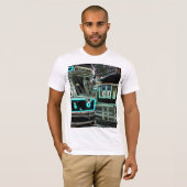 CLRV Neon bij stn Mannen T-shirt (Voorkant volledig)