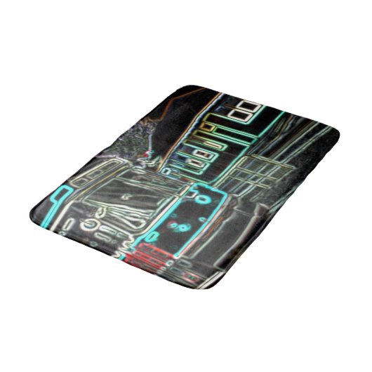 CLRV Neon bij stn Medium Bath Mat (Gekanteld)
