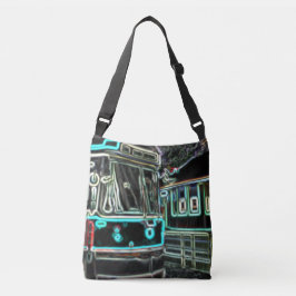 CLRV Neon bij stn Medium Cross Body Bag Crossbody Tas