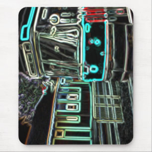 CLRV Neon bij stn Mousepad Muismat