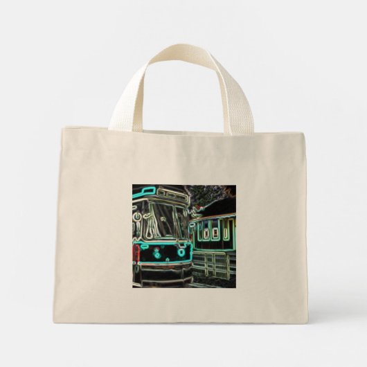 CLRV Neon bij stn Natural Tiny Tas (Achterkant)