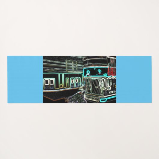 CLRV Neon bij stn Yoga Mat (Achterkant (horizontaal))