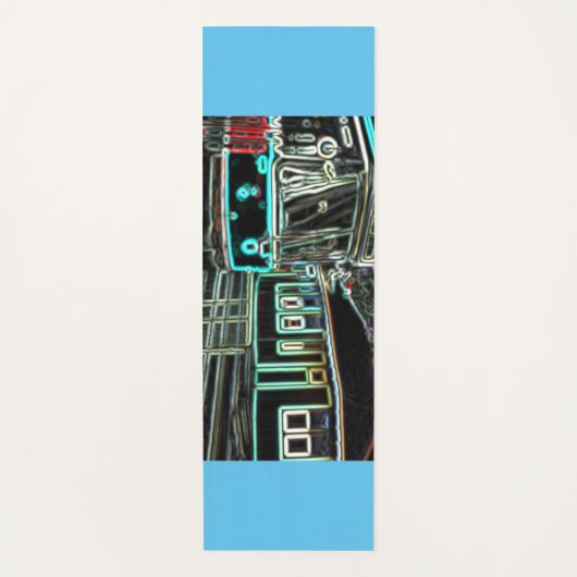 CLRV Neon bij stn Yoga Mat (Voorkant)