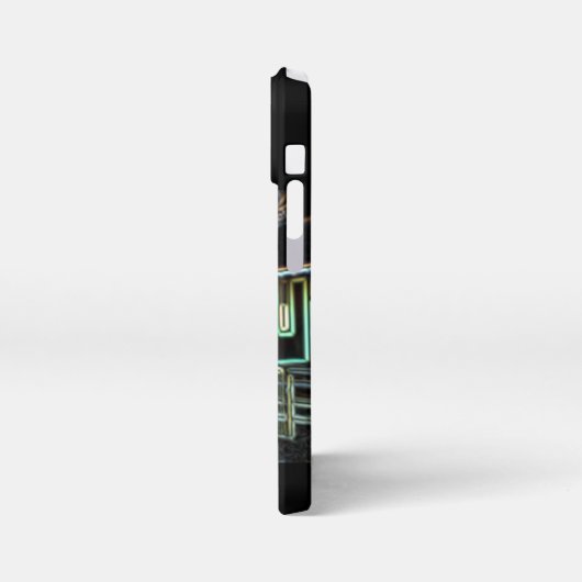 CLRV Neon op stn iPhone Mini Phone Case iPhone Hoesje (Linkerkant)