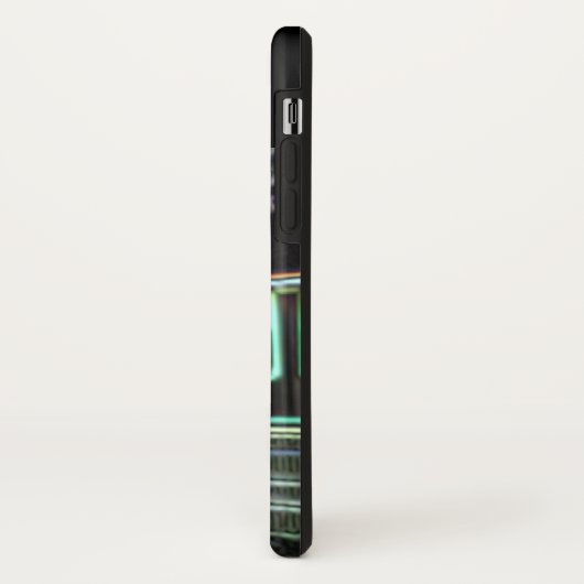 CLRV Neon op stn iPhone X Phone Case (Achterkant/links)