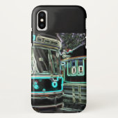 CLRV Neon op stn iPhone X Phone Case (Achterkant)