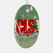 CLS CHRISTMAS Clinical Laboratory Scientist Keramisch Ornament (Rechts)