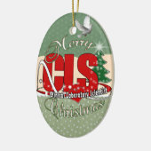 CLS CHRISTMAS Clinical Laboratory Scientist Keramisch Ornament (Links)