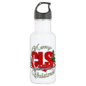 CLS CHRISTMAS Clinical Laboratory Scientist Waterfles (Voorkant)