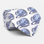 CLS FunBlue LOGO - KLINISCHE LABORATORIUMWETENSCHA Stropdas (Opgerold)