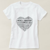 CLS Medical Laboratory Scientist T Shirt Klinisch (Design voorkant)
