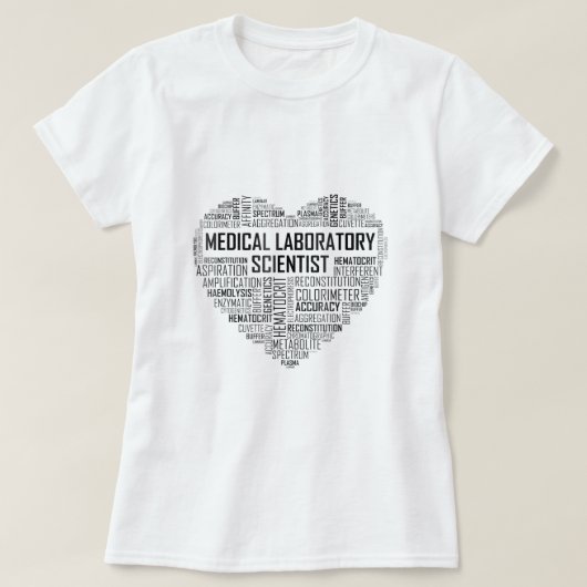 CLS Medical Laboratory Scientist T Shirt Klinisch (Design voorkant)