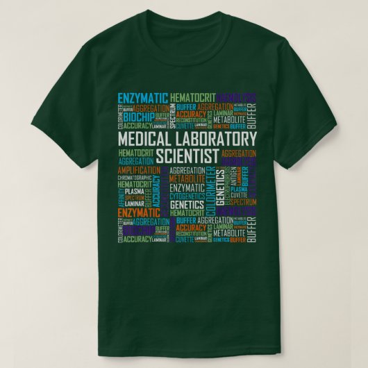 CLS Medical Laboratory Scientist Words Gift Week T-shirt (Design voorkant)