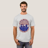 CLS PATRIOT USA FLAG - KLINISCHE LAB WETENSCHAPPEL T-SHIRT (Voorkant volledig)