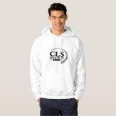 CLS SLOGAN NICE EN PRECIES KLINISCH LAB WETENSCHAP HOODIE (Voorkant volledig)