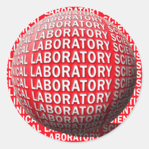 CLS SPHERE Clinical Laboratory Scientist Ronde Sticker