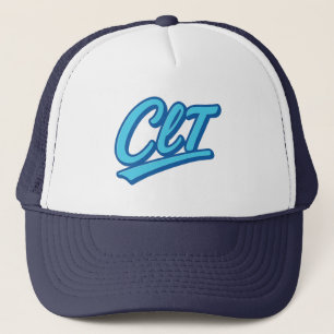 CLT Charlotte Airport Code Design – Carolina Blue Trucker Pet