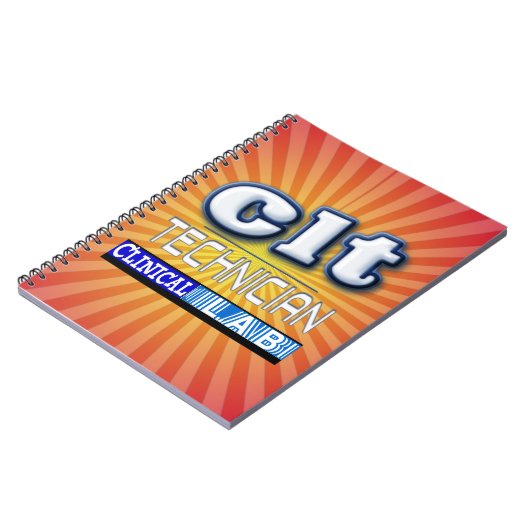 CLT LOGO - KLINISCHE LABORATORIUMTECHNICUS NOTITIEBOEK (Linkerzijde)