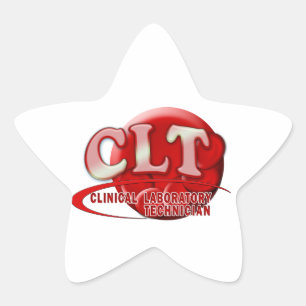 CLT RBC LOGO KLINISCHE LABORATORIUMTEST BLOEDCELLE STER STICKER