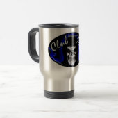 Club120 Blauw Reisbeker (Voorkant links)