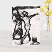 CLUB 2 VAN DE NACHT HET WENSKAART VAN DE DANS VAN KAART (Gele Bloem)