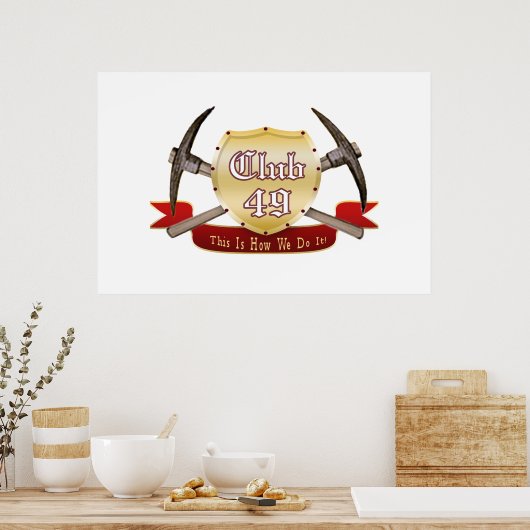 Club 49 24x36 Poster (Keuken)