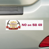 Club 49 Bumpersticker - NO op SB 49 (Op auto)