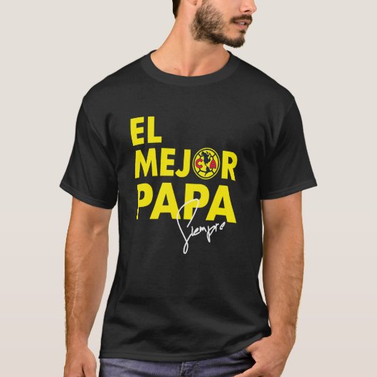 Club America El Mejor Papá Siempre T-shirt (Voorkant)