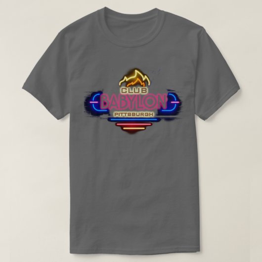 Club Babylon van Queer als Folk T-shirt (Design voorkant)