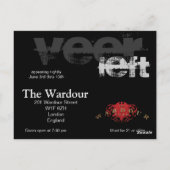 Club Band Photo Flyer-Briefkaart Briefkaart (Achterkant)