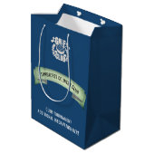 Club / Bedrijfs Golf Toernooi Logo Evenement Favor Medium Cadeauzakje (Achterkant Gekanteld)