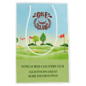 Club / Bedrijfslogo Golf Toernooi Logo Evenement F Medium Cadeauzakje (Voorkant)