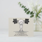 Club BITUB- Meer evenwichtig Briefkaart (Staand voorkant)