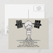 Club BITUB- Meer evenwichtig Briefkaart (Voorkant / Achterkant)