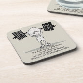 Club BITUB- Meer evenwichtig Drankjes Onderzetter (Linkerzijde)