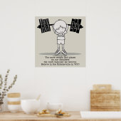 Club BITUB- Meer evenwichtig (geen grens) Poster (Keuken)