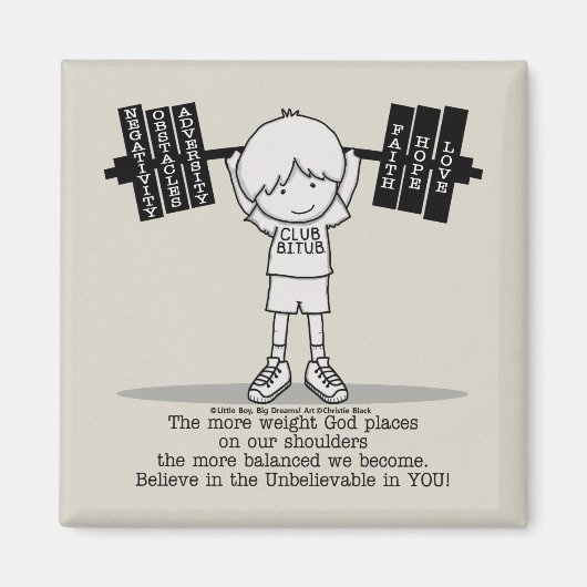 Club BITUB- Meer evenwichtig Magneet (Voorkant)