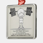 Club BITUB- Meer evenwichtig Metalen Ornament (Links)