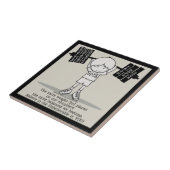 Club BITUB- Meer evenwichtig Tegeltje (Zijkant)