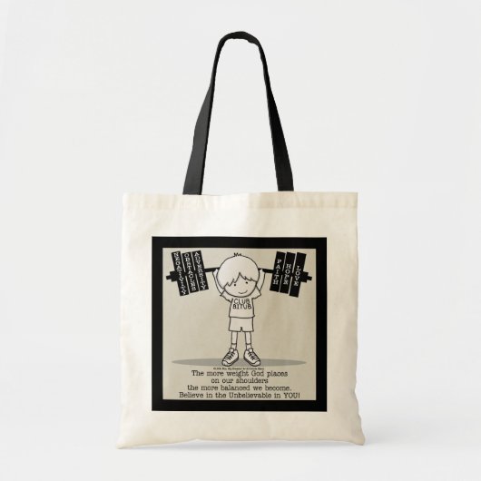 Club BITUB- Meer gebalanceerd (met grens) Tote Bag (Voorkant)