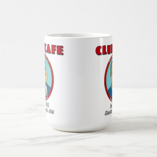 Club Cafe Fat Man Mok met Lettering (Center)