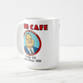 Club Cafe Fat Man Mok met Lettering (Voorkant links)