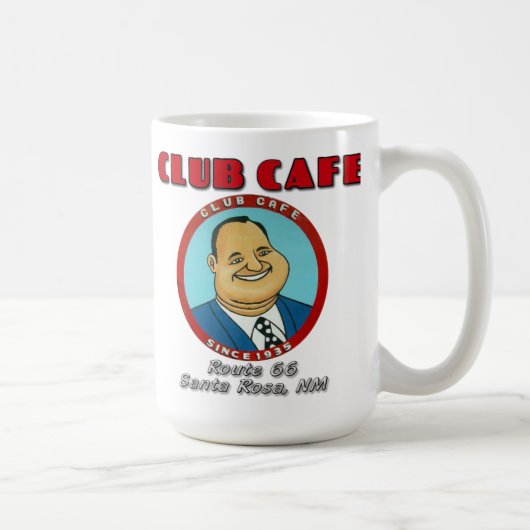 Club Cafe Fat Man Mok met Lettering (Rechts)