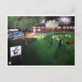 Club Canino Boomerang Schilderij van Alfred Fox Briefkaart (Voorkant)